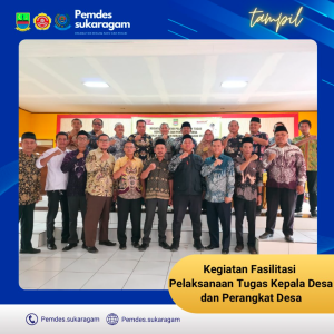 Kegiatan Fasilitas Pelaksanaan Tugas Kepala Desa dan Perangkat Desa